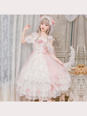 Glaze Phantom Classic Lolita Style Dress (Plus Size & Custom Size Available) by Cat Fairy (CF15)